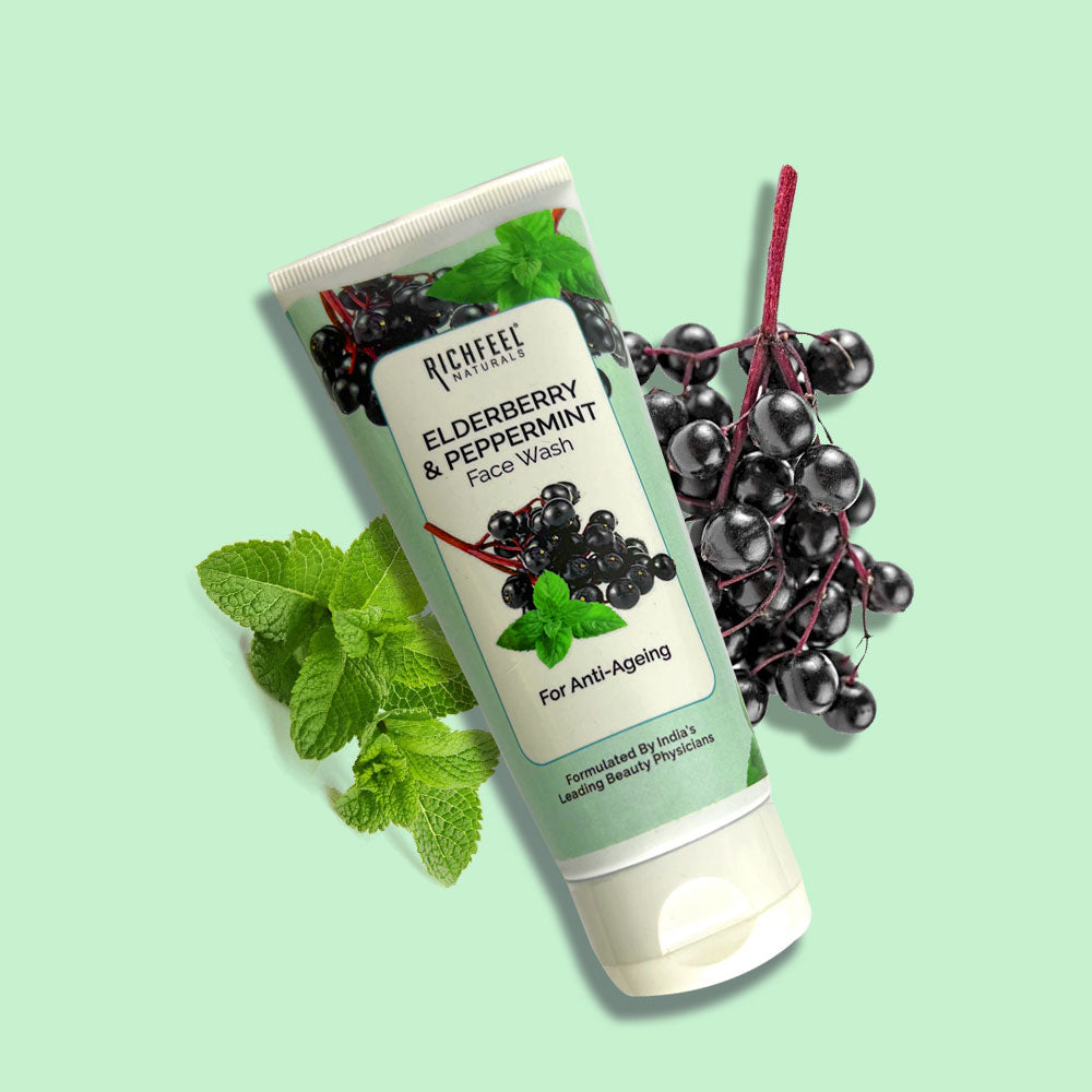 Peppermint face clearance wash