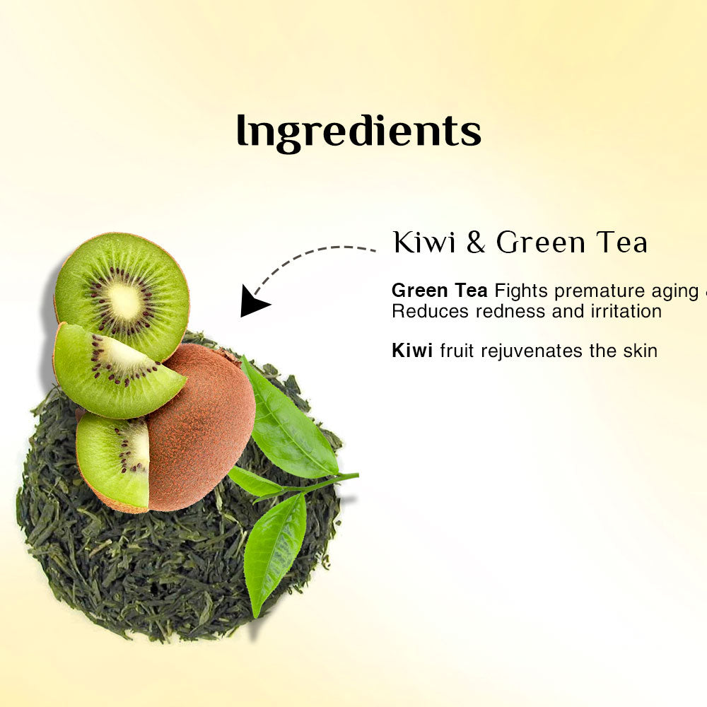 Richfeel Naturals Kiwi & Green Tea Face Wash 100gm