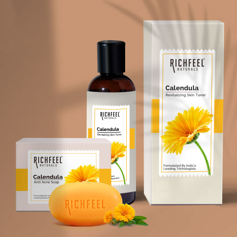 Richfeel Calendula Skin Clearing & Refreshing Duo