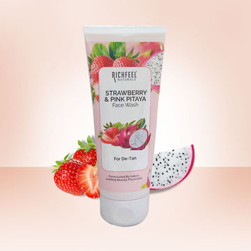 Richfeel Naturals Strawberry & Pink Pitaya Face Wash 100 gm