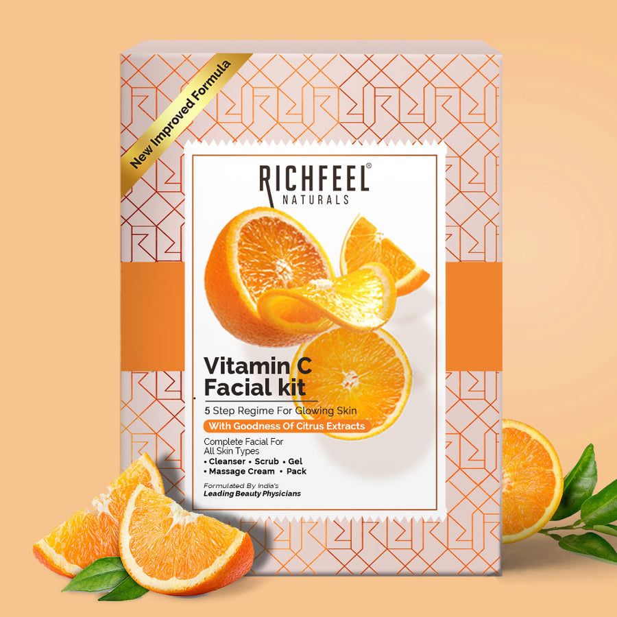 Richfeel Brightening Facial Kit Enriched With Vitamin C 250 gm