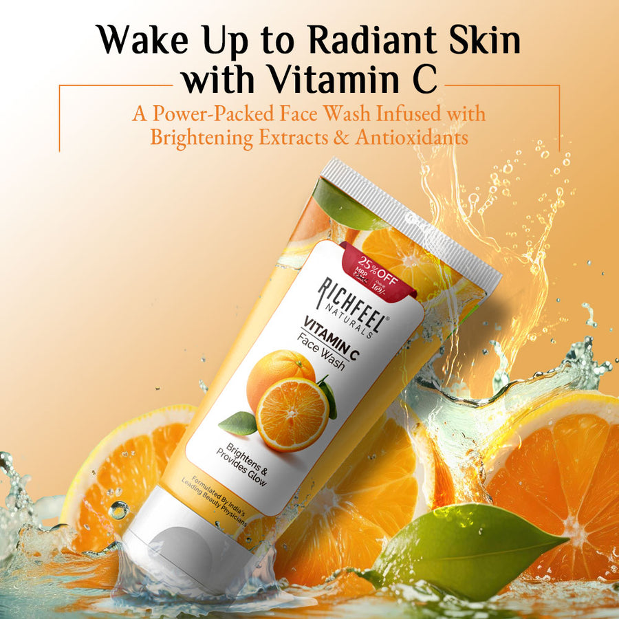 Richfeel Naturals Vitamin C Face Wash 100gm