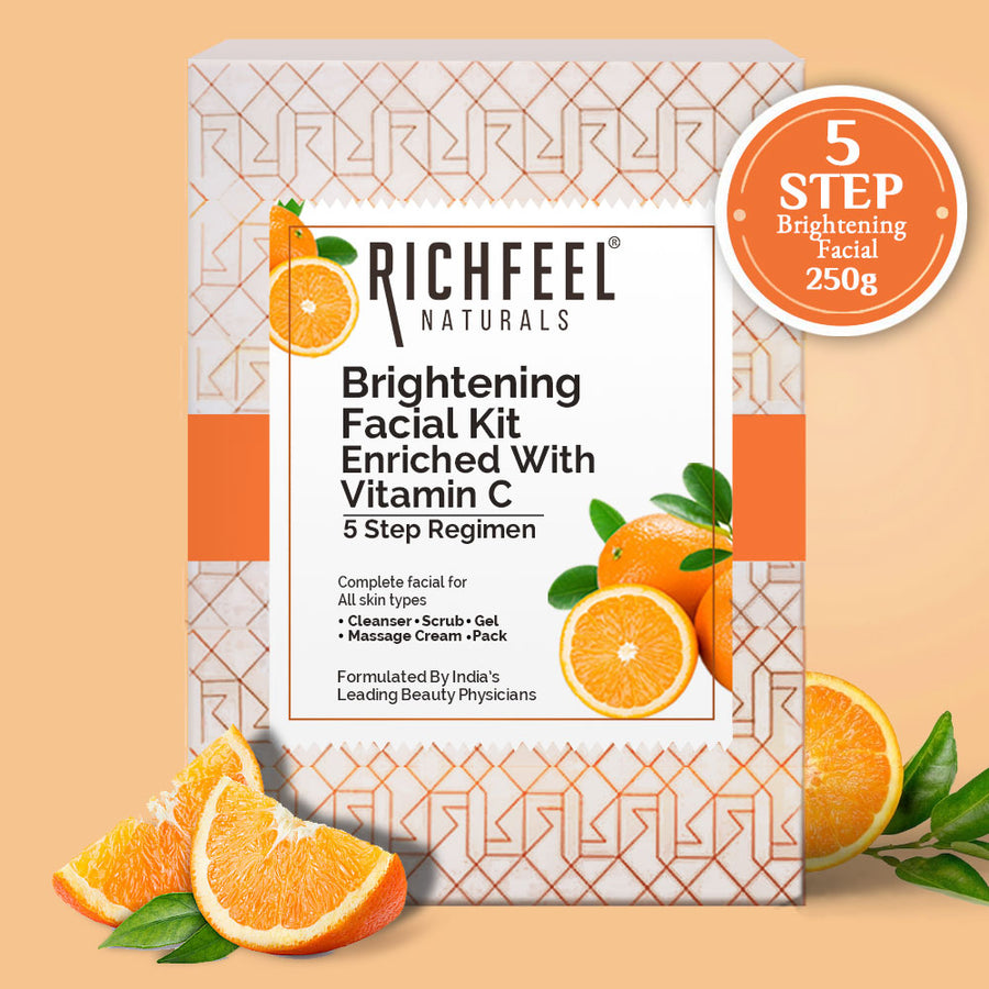 Richfeel Brightening Facial Kit Enriched With Vitamin C 250 gm