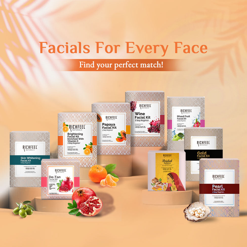 Richfeel Brightening Facial Kit Enriched With Vitamin C 250 gm