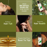 Richfeel Brahmi Jaborandi Hair Oil 500 ML Pack of 3