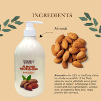 Richfeel Almond Body Lotion 400 ml + Free Cocoa body lotion 100 ml