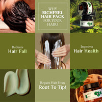 Richfeel Brahmi Hair Pack 500 g