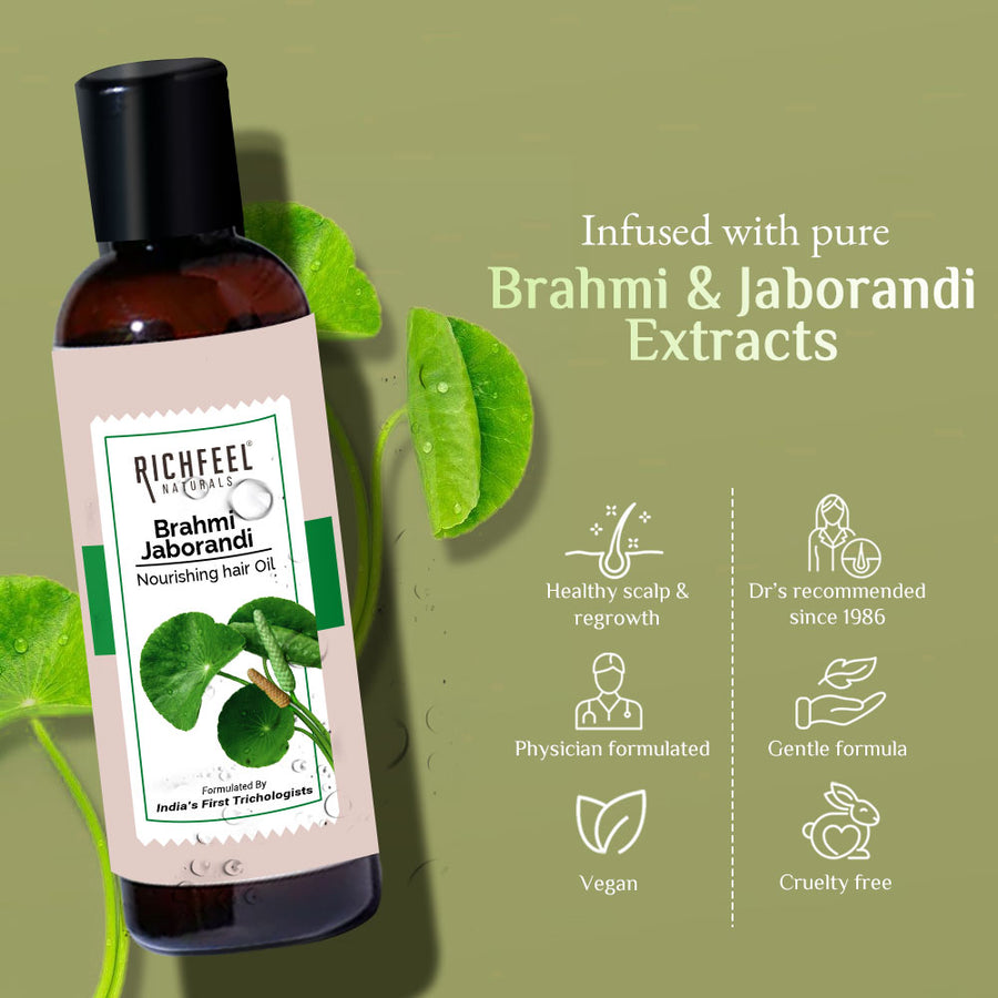 Richfeel Brahmi Jaborandi Nourishing Hair Oil 80 ml