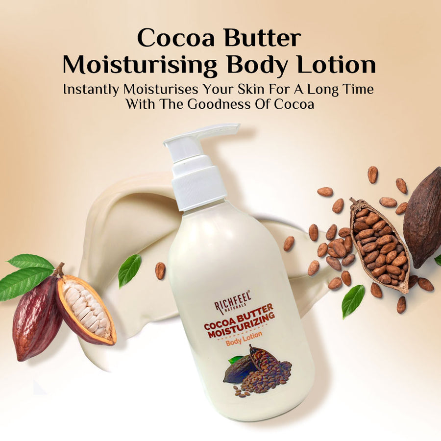 Richfeel Cocoa Butter Moisturizing Body Lotion 400 Ml