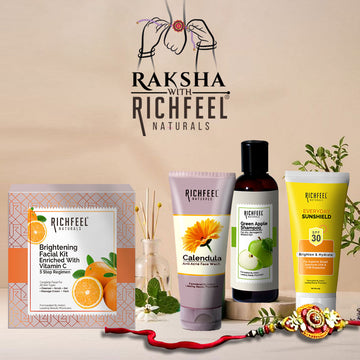 Raksha Rakhi Glow Gift Set For Brother