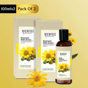 Richfeel Shampoo with Arnica 100 ml Pack of 2