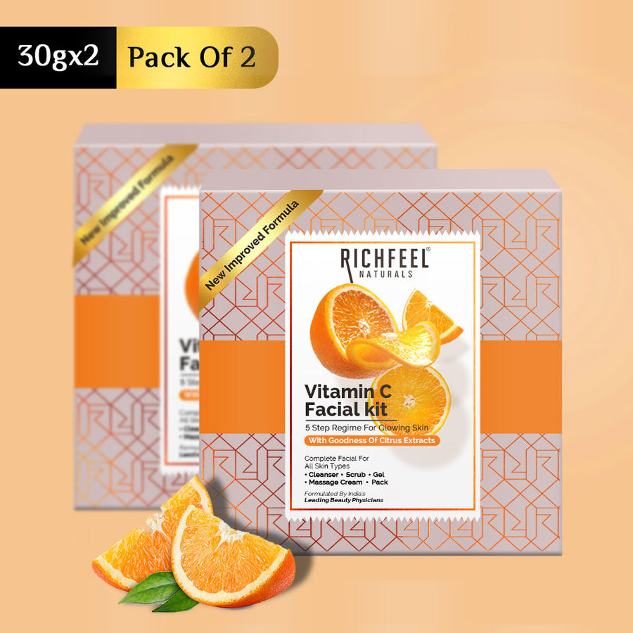 Richfeel Brightening Facial Kit Enriched With Vitamin C 30gm