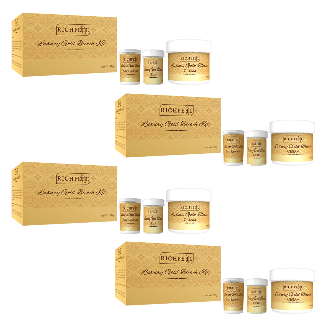 Richfeel Luxury Gold Bleach Kit 28 g